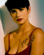 Demi Moore signed 10x8 colour photo. American actress. After making her film debut in 1981, Moore