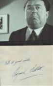 Raymond Rollett (Bibot in The Fighting Pimpernel 1949) Signed 5x4 Autograph Page With Black and