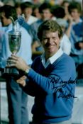 Tom Watson signed 12x8 colour photo. Good condition. All autographs come with a Certificate of