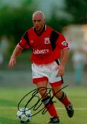 Steve Stone Signed Nottingham Forest 8x12 Photo. Good condition. All autographs come with a
