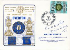 Everton V Liverpool 1978 Dawn First Day Cover Signed By Dixie Dean. Good condition. All autographs