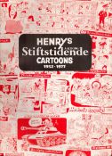 Henry's Aalborg Stiftstidende Cartoons 1952 1977 by H Lauritzen Hardback Book 1977 First Edition