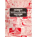 Henry's Aalborg Stiftstidende Cartoons 1952 1977 by H Lauritzen Hardback Book 1977 First Edition