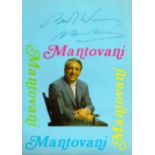 Signed Book Mantovani In House Brochure 1969 Softback Book Signed by Mantovani on the Front Cover