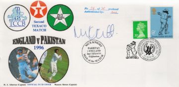 Cricket Nick Knight Signed England V Pakistan 1996 First Day Cover. 14 of 25 Covers Issued. 2