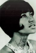 Singer Kim Weston signed 12x8 black and white vintage photo. Good condition. All autographs come