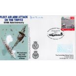WW2 Lt Cdr Frederick Turnbull DSC of 894 Sqn Signed Fleet Air Arm Attack on Tirpitz 50th anniversary