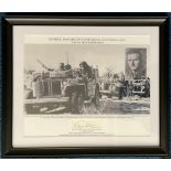 13 x 11 framed photograph featuring ‘L’ Detachment (SAS) formed and Commanded by David Stirling in