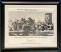 13 x 11 framed photograph featuring ‘L’ Detachment (SAS) formed and Commanded by David Stirling in