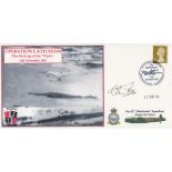 WW2 W O Colin Cole Signed Operation Catechism-The Sinking of the Tirpitz FDC. 4 of 18 Covers Issued.