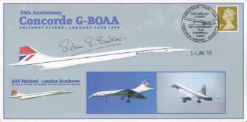 30th Anniversary commemorative cover celebrating the Delivery Flight of Concorde G-BOAA,