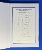 WW2 Multi Signed Geoff Simpson Book Titled History of the Battle of Britain Fighters Association-