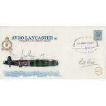 WW2 Norman Jackson VC and Bill Reid VC Signed Avro Lancaster B1 FDC. Both Signed in Pencil. Cotswold