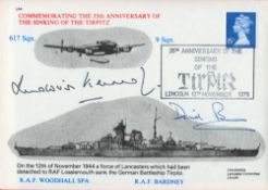 Naval Officer Ludovic Kennedy (Help Sink the Bismarck) Signed Commemorating the 35th anniversary