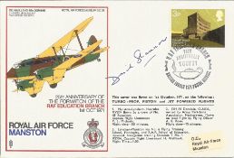 David Shannon signed RAF Manston 25th Anniversary of the Formation of the RAF Education Branch 1st