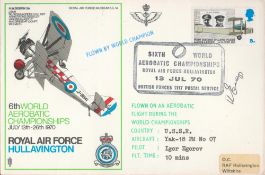 Royal Air Force Museum cover SC14. 6th World Aerobatics Championships, July 13th - 26th 1970, RAF