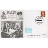 WW2 Sqn Ldr James Castagnola DSO DFC (Tirpitz Raid) Signed The Dambusters FDC. 7 of 40 Covers