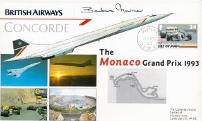 Barbara Harmer Rare BA Concorde The Monaco Grand Prix 1993. Personally Signed Senior First Officer