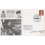 WW2 Roy Learmouth (Gunner Knilan's Crew) Signed The Dambusters FDC. 3 of 40 Covers Issued. British