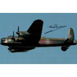 WW2 Captain Eric Winkle Brown Signed 12x8 Colour Lancaster Airplane Photo. Good condition Est.
