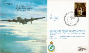 RAF B31. First Flight of the Handley Page Halifax, 25th October 1939. Cover design shows a Halifax