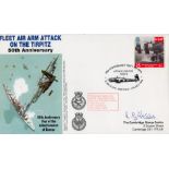 WW2 Air Gunner on HMS Furious Ronald G Hibbs Signed Fleet Air Arm Attack on Tirpitz 50th Anniversary