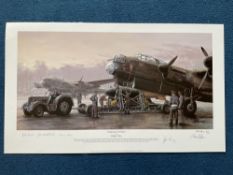 World War II Preparing for the Tirpitz multi signed 31x20 Print Artist Proof 18 25 by the artist