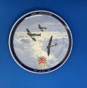 Fantastic Royal Mail 60th Anniversary V-E Day Spitfire Decorative Plate by Wedgwood. Specially