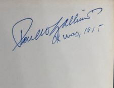 WW2 Paul Gallico Signed Hardback Book Titled Ludmila- A Legend of Liechtenstein 1st Edition