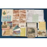 WW2 RAF Dambuster Collection of Handwritten Letters, Mint Stamps, Postcards etc. Handwritten