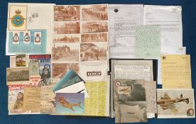 WW2 RAF Dambuster Collection of Handwritten Letters, Mint Stamps, Postcards etc. Handwritten