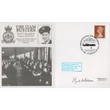 WW2 Mark Flatman (Pilot Berchtesgaden Raid) Signed The Dambusters FDC. 9 of 40 Covers Issued.