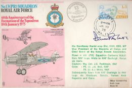No. 13 (PR) Squadron RAF, 60th Anniversary of the Squadron, 10th January 1975. Cover features