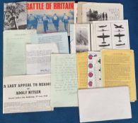 WW2 Superb Battle of Britain Collection Containing Secret Combat Reports, Operational Reports, The