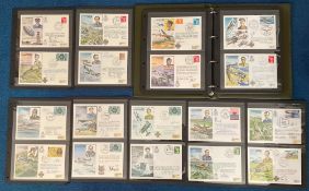 WW2 RAF Collection of 52 Superbly Signed Flown FDC's HA Codes, Complete Set Housed in Official Green