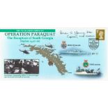 Falklands War Captain Brian G Young DSO Signed Operation Paraquat -The Recapture of South Georgia 25