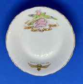 RAF Fine Bone China Decorative Plate with RAF Logo and Spitfire Imprint with Ther'll Always Be An