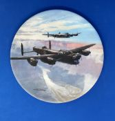 WW2 Fine Bone Chine Decorative Plate Titled Evening Sortie by Michael Turner. Plate Number 4294G.