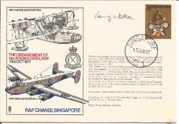 Danny Walker signed RAF Changi Singapore The Disbandment of No. 205 MR Squadron RAF 31st Oct 1971