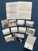 WW2 Lt Colonel Richard W Asbury Collection of Signatures, and WW2 Photos. Asbury Signed Photo,