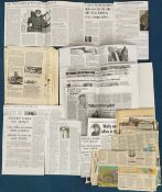 RAF Collection of 50 plus Fantastic Detailed Obituaries from WW2 and Falklands War Relating To