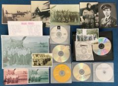 WW2 RAF Collection of 9 DVD's and 6 Various Black and White RAF Photos. Some DVD's Show Digs for