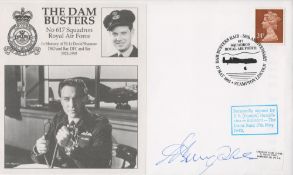 WW2 Harry Humphries (Dams Raid 17th May 1943) Signed The Dambusters FDC. 9 of 40 Covers Issued.