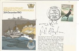 P R C Higham and J I Redrobe Signed Commemorative Cover 30th Anniversary Sinking of the