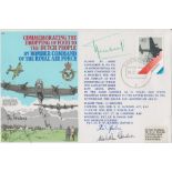 WW2 Prince Bernhard of Netherlands Signed commemorating the Dropping of Food to the Dutch People