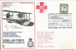 Ray Wilkinson signed RAF Pitreavie Castle FDC 30th Anniversary of the Inauguration of Coastal