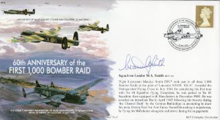 WW2 Sqn Ldr Maurice Smith DFC Signed 60th Anniv of the 1st 1000 Bomber Raid FDC. 228 of 300 Covers