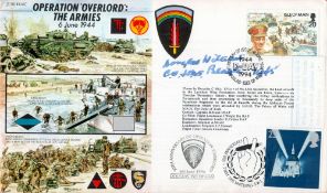 Joint Services Cover JS 50 44 4C. Operation Overlord ‘The Armies’ 6th June 1944. Cover design