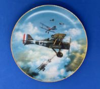 Wanbury Mint The Classic RAF Aircraft SE5a Decorative Plate, 1 of 12 Produced. Artwork by Melvyn