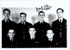WW2 Dambuster and Flight Engineer Frank Tilley Signed 8x6 Black and White Photo. Great Signature.
